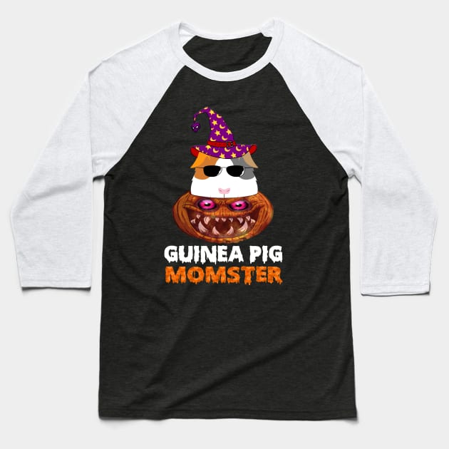 Guinea Pig Momster Halloween (4) Baseball T-Shirt by Ravens